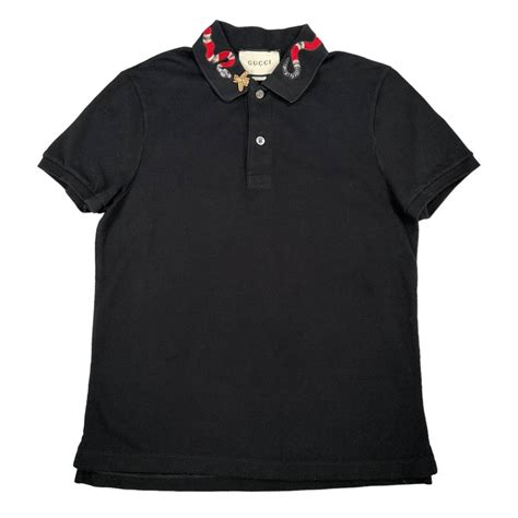 mens gucci polo|gucci snake and bee polo.